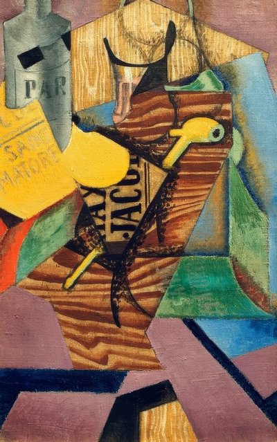 Naturaleza muerta con libro (Saint Matorel) de Juan Gris